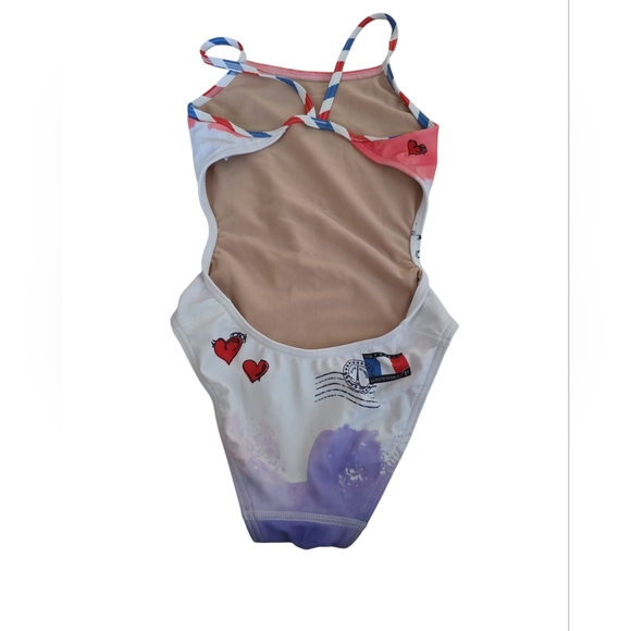 Colorful Kids One Piece Swimsuit - Picture 2 of 3